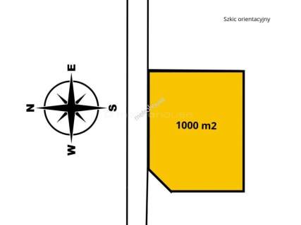 Działka budowlana 1000 m MPZP Media S8