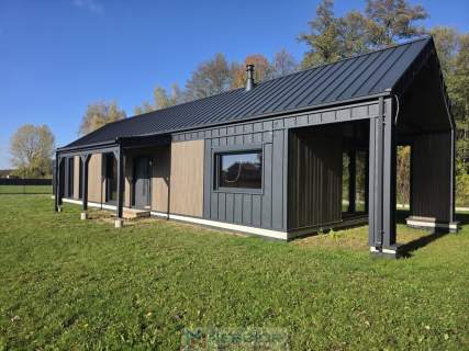 Nowoczesny dom 90 m w Golicach blisko natury