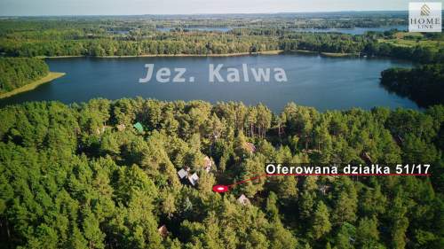 Działka rekreacyjna z dostępem do Jeziora Kalwa