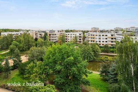 MARINA MOKOTÓW, widok na staw i park, 0% prowizji