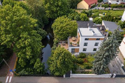 Wolnostojący dom nad rzeką w centrum Ostródy
