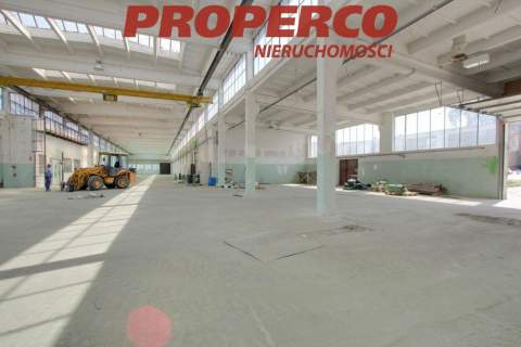 Hala z suwnicą 3t., pow. 1146m2, Kielce