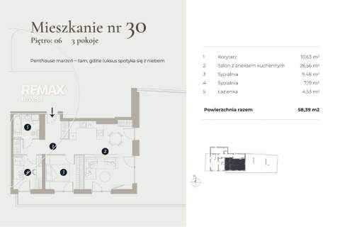 Apartament premium Penthouse z tarasem