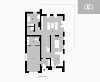 Nowoczesny dom 182 m2 działka 9 arów
