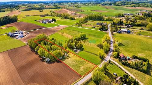 Działka budowlana 2500m2 Supienie