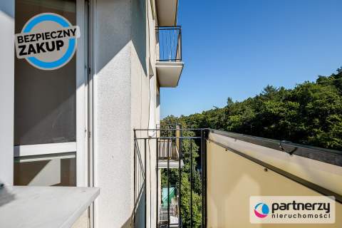 Balkon od południa Widok na las Dwustronne