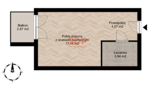 Kawalerka z balkonem blisko Rynku Promocja
