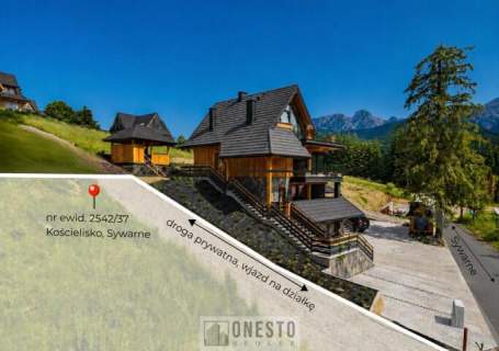 Działka 703m2 budowlana, widokowa na Tatry i Giewont