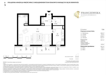 Mieszkanie 85,55 m prywatny taras na dachu