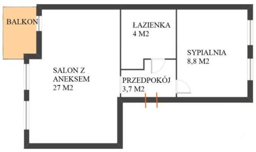 Gdańsk Karczemki jasne mieszkanie z balkonem i garażem