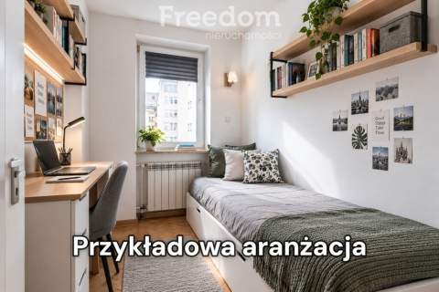 Centrum, ul. Krucza 3 pokoje, balkon.