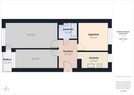 Mieszkanie na sprzedaż, 47,1 m2, Szczytno