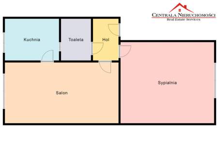 Wynajem - Mieszkanie 60 m2 / 2 pokoje/ Osiedle Młodych Centrum