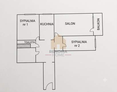 Przylesie 68,5 m2 3 pokoje dwustronne