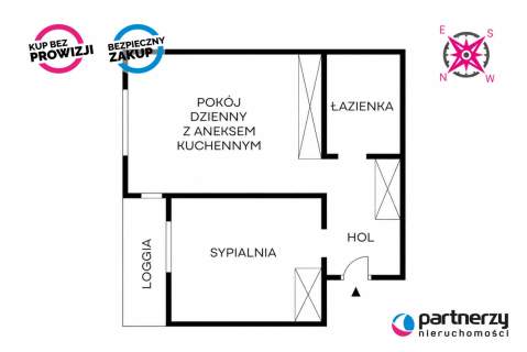 2 pok, Młoda Morena z miejscem w hali i komórką