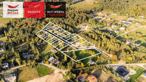 DZIAŁKA BUDOWLANA 1104 m POMLEWO MPZP