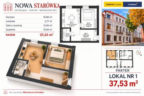 Nowa Starówka Ostrołęka - 10 mieszkań, 4 lok. usł.