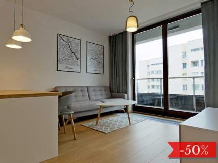 2 pokoje z balkonem recepcja, ochrona- Ogrodowa 31