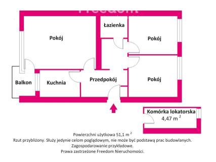 3 pokoje I Ciche I Balkon I MURANÓW I Metro - 900 m