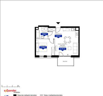 2 pokoje Centrum Balkon Odbiór 2026