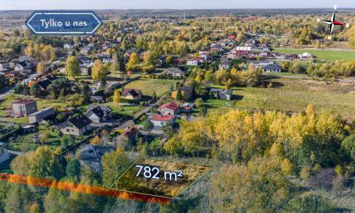 Działka 782 m Częstochowa Dzbanów, ul. Chłopska