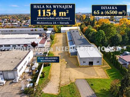 Magazyn do wynajęcia, 1154,5 m2, Sieradz
