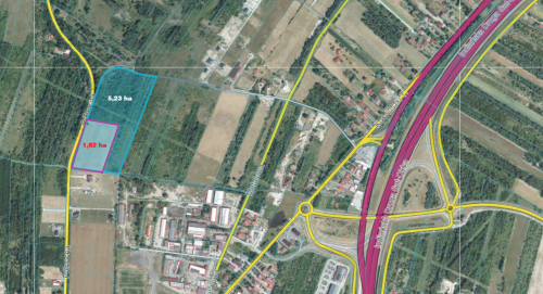 Działka inwestycyjna 1,62 ha - Szydłowiec S7 - MPZP 9U-P