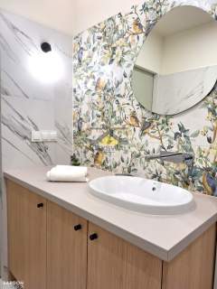 Apartament w centrum miasta z widokiem na park