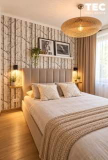 2 pokoje, duży balkon 8 m , gotowe do zamieszkania ul. Dąbska,...