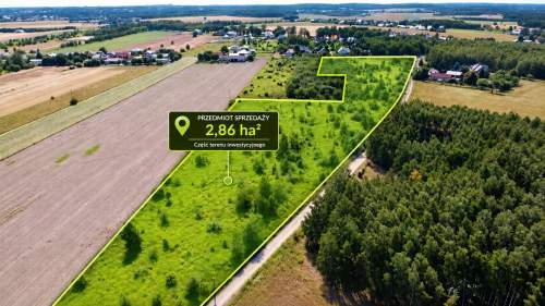 Działka inwestycyjna na sprzedaż, 28623 m2, Natolin