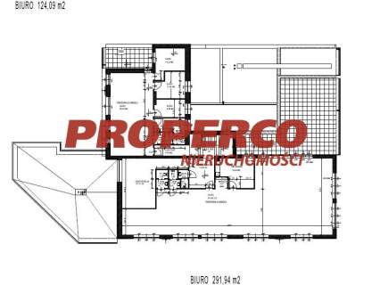 Lokal biurowy 263 m2, biurowiec klasy A, Bielany