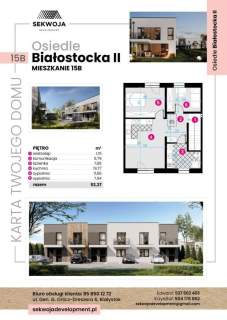 Mieszkanie na sprzedaż, 53,37 m2, Białystok