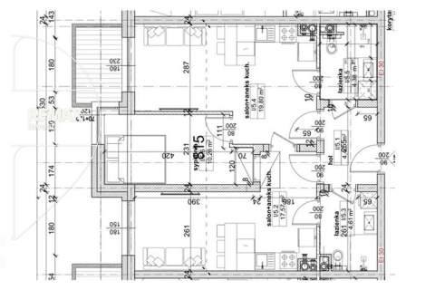 Mieszkanie w Kętach z garażem i balkonem 61.02m2