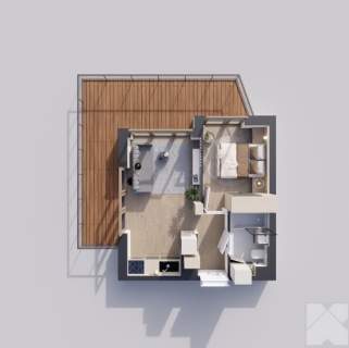 Sunrise Park Mieszkanie nr 1.6 2 pokoje 32,56 m2 balkon