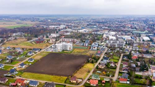 Działka z wydanymi WZ dla dewelopera Sokołów Podl.