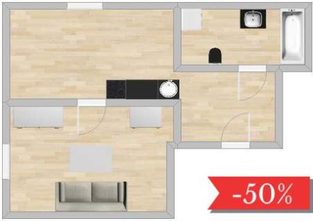 Kawalerka, pet-friendly - Chojnickiego 4, Centrum