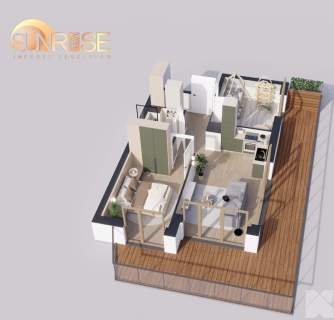 Sunrise Park Mieszkanie nr 4.2 3 pokoje 47,42 m2 balkon 
