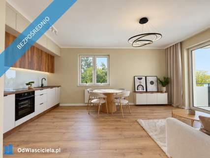 Nowe, wykończone 2 pokoje Ustawny salon Balkon