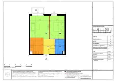 Przestronne mieszkanie 42,12m w kameralnej zabudowie z balkonem