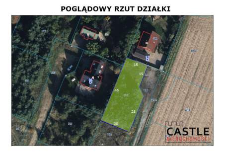 Działka z widokiem na las