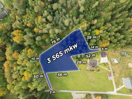 Działka Budowlana z Własnym LASEM 3565 M JORDANÓW