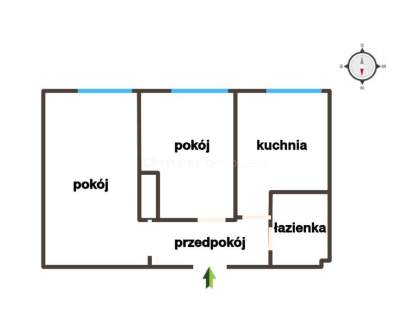 Dwa pokoje Piaski od zaraz