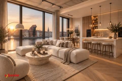 Luksusowy Apartament nad Motławą Taras i Ogród Zimowy Młody Gda