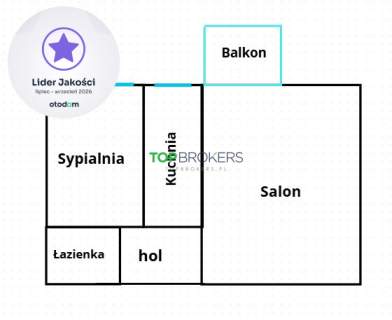 Urokliwe 2 osobne pokoje, zielona okolica