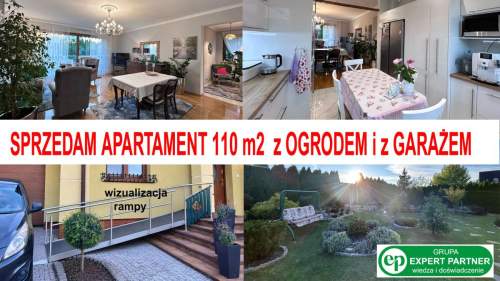 Apartament bezczynszowy z ogródkiem i garażem