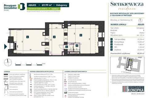 LOKAL USŁUGOWY 72,75 m SIENKIEWICZA WROCŁAW