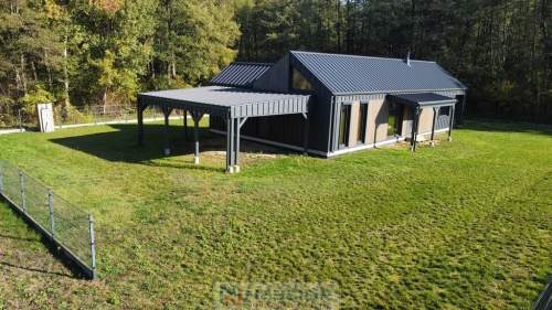 Nowoczesny dom 90 m w Golicach blisko natury