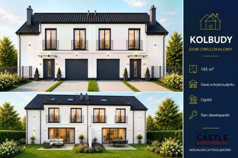 DOM 145 m Z GARAŻEM I OGRODEM 700 m KOLBUDY