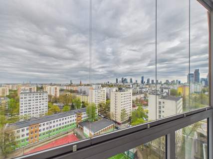 2 pokoje, 13. piętro cisza i panorama Warszawy