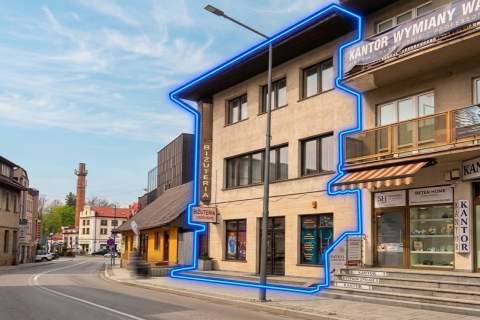 Budynek usługowo-mieszkalny Limanowa